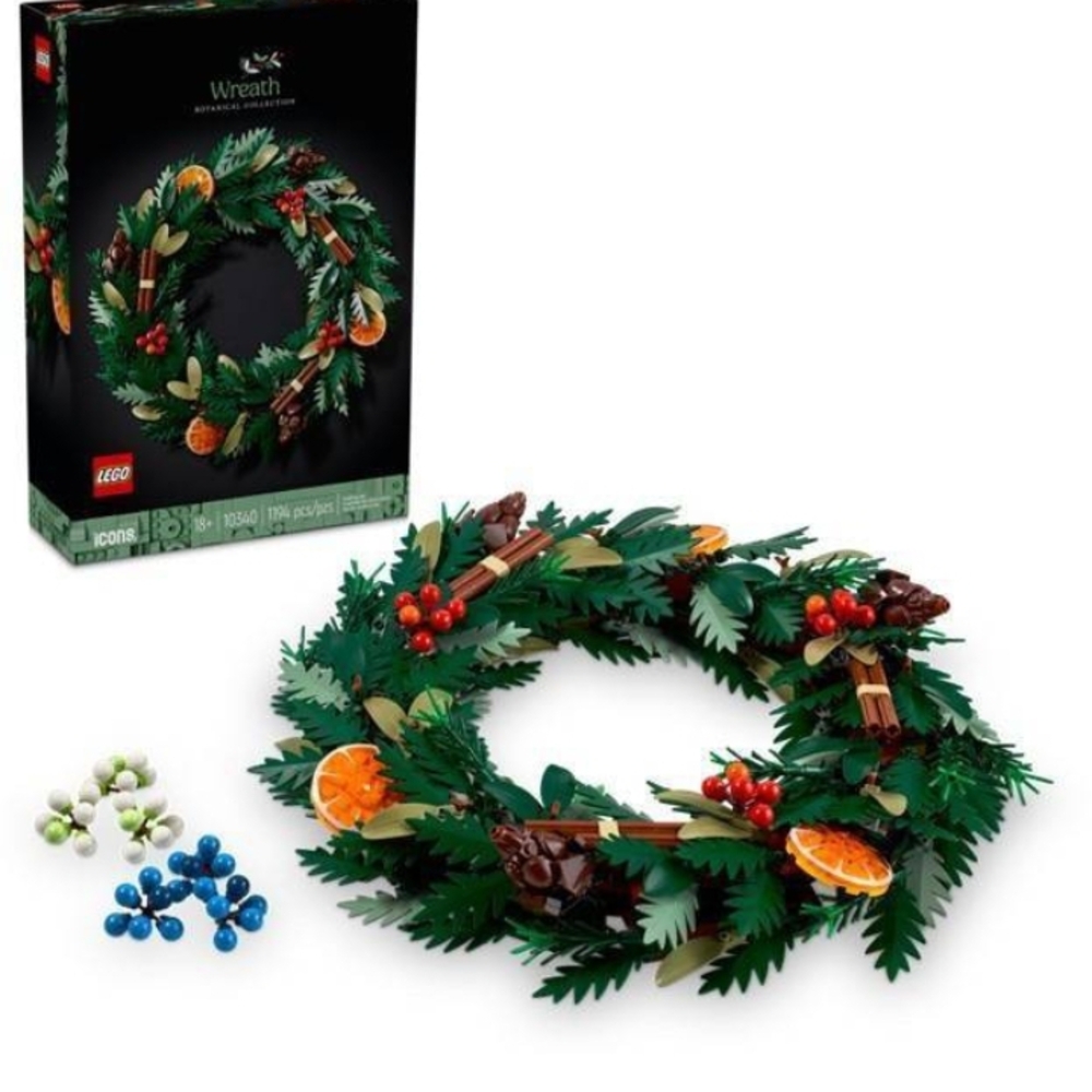 LEGO Icons Botanical Collection Wreath Holiday Garland 10340 New Sealed NIB